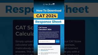 How To Download CAT 2024 Response sheet [upl. by Pastelki]