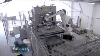 COMAU  PALLETIZING ROBOTS [upl. by Cummins]