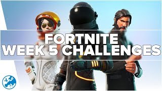 Fortnite Weekly Challenges 5 oplossingen [upl. by Xella]