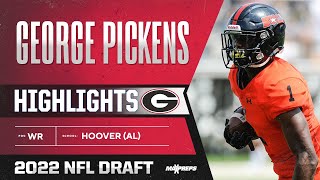 2022 NFL Draft Pittsburgh Steelers George Pickens  High School Football Highlights [upl. by Adirahs732]