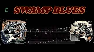 Swamp Blues Guitar Backing Jam Track in E [upl. by Nhguahs]