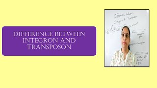 Difference Between Integron and Transposon [upl. by Werdnael]