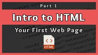 HTML Tutorial for Beginners [upl. by Wright]