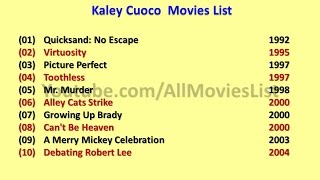 Kaley Cuoco Movies List [upl. by Philipp]