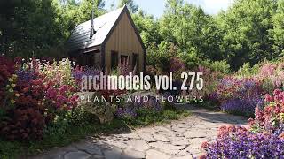 3D flowers for your garden  Archmodels vol 275 Launch trailer [upl. by Nolita]