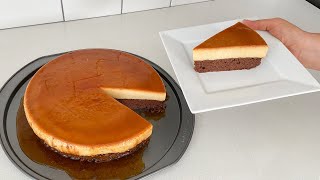 Receta Fácil De Chocoflan  Pastel Imposible [upl. by Shir]