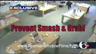 ARMORCOAT SECURITY FILM  PREVENT SMASH amp GRAB CRIMES [upl. by Cleodel]