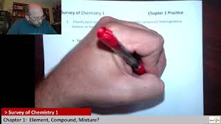 Ch 1 Element vs Compound vs Mixture [upl. by Enovad]