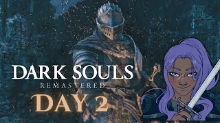 【Dark Souls 1 Remastered】Day 2  Katelina’s First Blind Playthrough  Twitch Vod 12025 [upl. by Einnoj63]