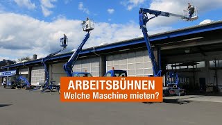 Welche Arbeitsbühne mieten  BEYERMietservice KG informiert [upl. by Edwina720]