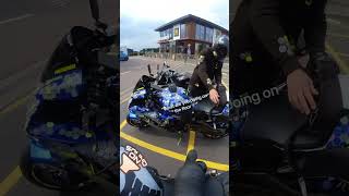 Everytime we stop… chaos ensues 🙈😂 bikerfamily bikelife bikersofyoutube [upl. by Jacklin]