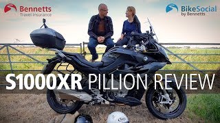 BMW S1000XR Pillion comfort review  The best touring motorcycle for couples [upl. by Anilorak625]