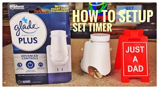 How To Setup Glade Plugin Plus Air Freshener Warmer Scented Oil Timer Review [upl. by Ecnedurp999]