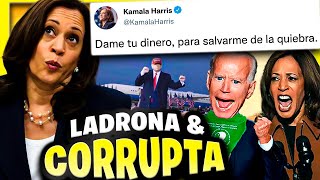 Kamala Harris ESTAFA a sus seguidores pidiéndoles MÁS DINERO 🤣 para salvarse de la quiebra [upl. by Imelda746]