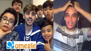 REACCIONES GRACIOSAS EN OMEGLE CON MIS VECINOS [upl. by Ahsienom]