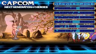 MUGEN SCREENPACK Capcom Next Generation of Heroes by OldGamer [upl. by Hairacaz616]