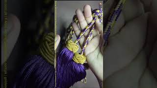 Cincture Solomon knot 1 Tripolin Knot Tassel Liturgical Cincture Solomon knot Supplier [upl. by Resay675]