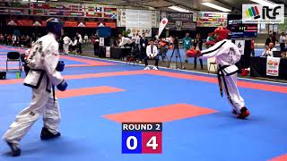 World Championships Germany 2019 Final Sparring Male 63kg USABLR [upl. by Fronia]