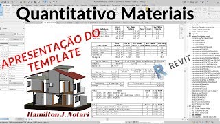 Revit Quantitativo Aula de Apresentação Template [upl. by Waligore718]