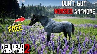 Yes you can Obtain any horse without spending a Cent as Arthur  RDR2 [upl. by Namara55]