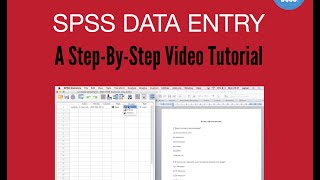 SPSS Data Entry How To Enter Data Into SPSS [upl. by Airres]