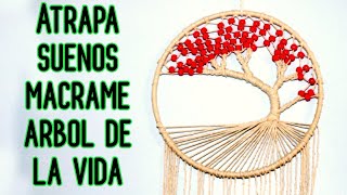 Atrapa sueños macrame Arbol de la vida [upl. by Alathia846]