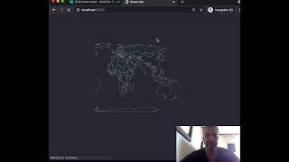 Integrating d3js with React  World Chart  WorldMap d3 amp React  Hello World Map Atlas [upl. by Mihsah]