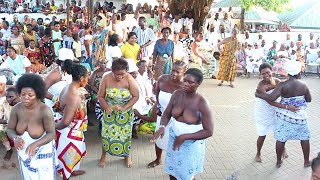 The Ga tribe from Ghana ended Homowo festival with a unique traditional dance [upl. by Romaine]