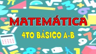 4TO BASICO AB  MATEMATICA  clase n° 4 redondear cifras [upl. by Hackney857]