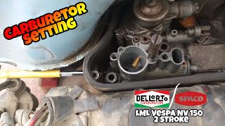 How to adjust the carburetor on a Vespa [upl. by Notserk]