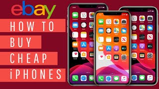 How to Buy CHEAP iPhones on eBay Everything You Need to Know [upl. by Ramma249]