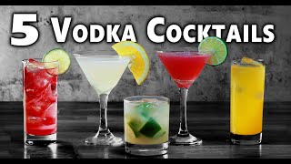 5 Easy Vodka Cocktails To Make At Home  Booze On The Rocks [upl. by Metzgar]