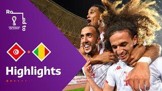 Tunisia v Mali  FIFA World Cup Qatar 2022 Qualifier  Match Highlights [upl. by Aivataj46]