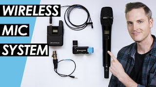 Wireless Microphone System Setup  Sennheiser AVX Wireless Mic Review [upl. by Yreffeg887]