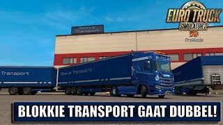 quotBLOKKIE TRANSPORT GAAT DUBBELquot EuroTruckSimulator 2 ProMods [upl. by Dauf]