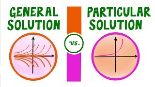 Differential Equations General Solutions vs Particular Solutions [upl. by Lyckman]