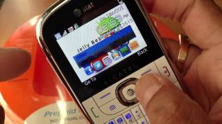 Atampt prepaid phone Alcatel 871a go phone Review [upl. by Naujud480]