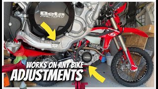 MTBPlanB ‘23 Beta 390rrs Adjust rear brake and gear shifter height [upl. by Gery]