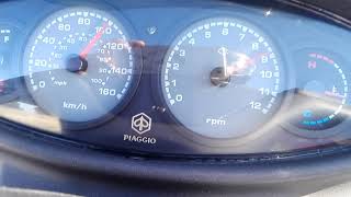 Top speed Piaggio X9 125 part 2 [upl. by Oak40]