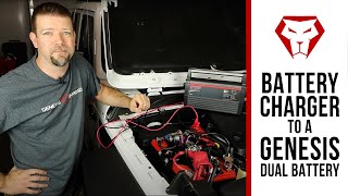 How to connect a battery charger to a Genesis dual battery system [upl. by Araas334]