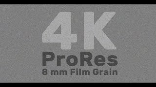 Free ProRes UHD  4K Film Grain Overlay Downloads – 8mm [upl. by Atoel]