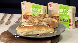 Recipe Fry’s Big Fry German Style Boerewors Rolls FRYS [upl. by Clerk408]