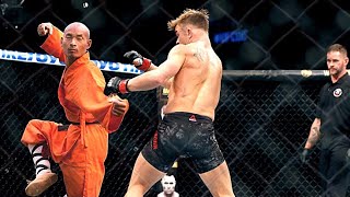 Kung Fu Monk vs UFC Fighters  Kung Fu vs MMA [upl. by Kylstra]