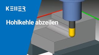 Hohlkehle abzeilen Fillet chamfering [upl. by Anerda357]