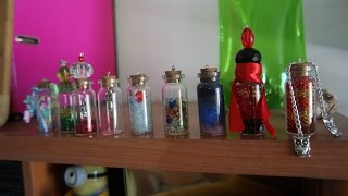 Ideas para Collares con Botellas de Vidrio  Frasquito Galáctico [upl. by Dorkus874]