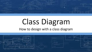 Class Diagram  How to design a program using UML Class Diagrams [upl. by Kariotta145]