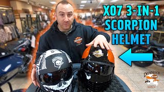 Breaking Down a Sport Glide X07 3in1 Scorpion Helmet  Denneys HarleyDavidson [upl. by Ziladnerb739]