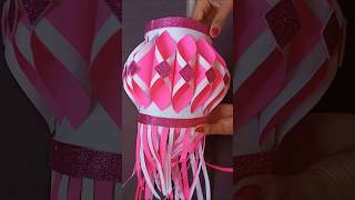 DIY Akash kandil with paper Diwali decoration idea akashkandil diwali diy lamp [upl. by Adym]