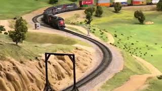 Tehachapi Loop in HO scale [upl. by Eltsyek]