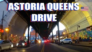 Astoria Queens New York Driving Tour Steinway Street to Ditmars Blvd [upl. by Hsatan]